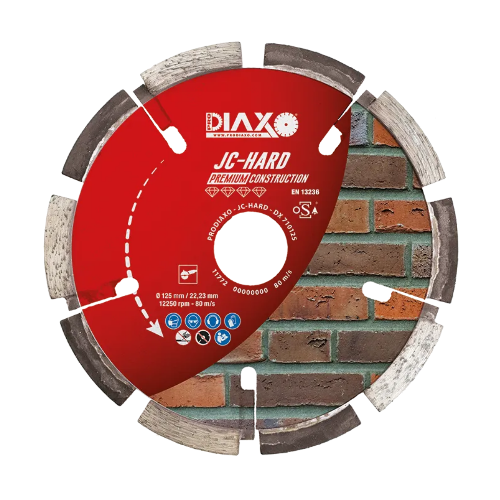 DIAXO diamantvoegenfrees JC-HARD Ø125 met asgat 22,23