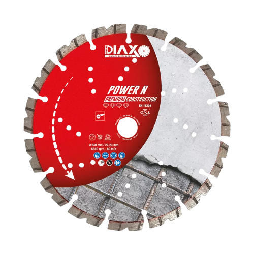 DIAXO | diamantzaagblad POWER N | Ø230 | asgat 22,23 DIAXO