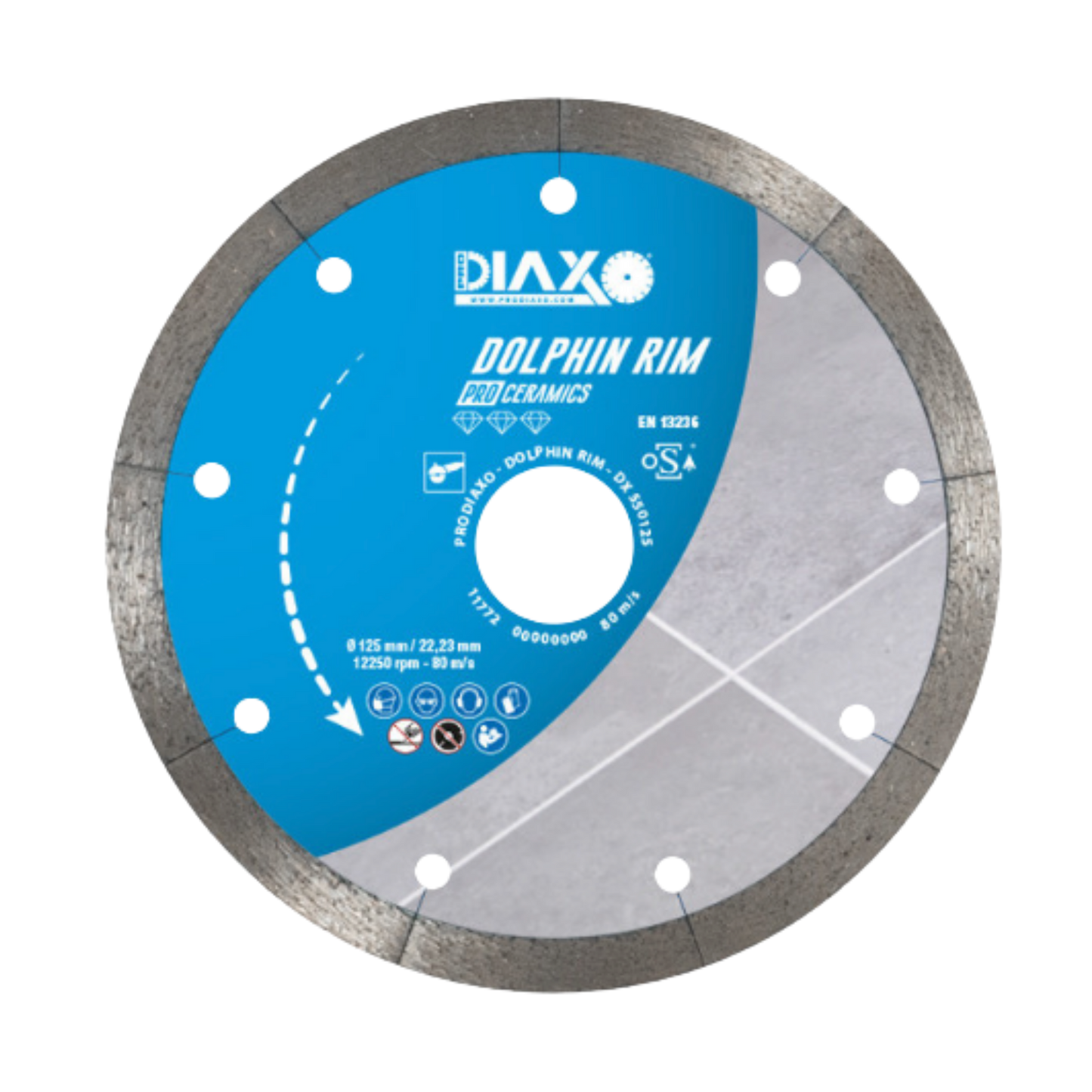 DIAXO | diamantzaagblad DOLPHIN RIM | Ø125 | asgat 22,23