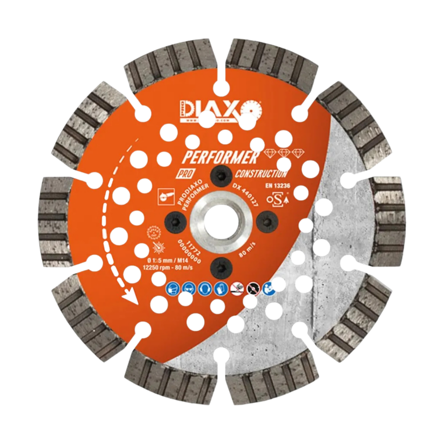 DIAXO | diamantzaagblad PERFORMER | Ø115 | asgat 22,23