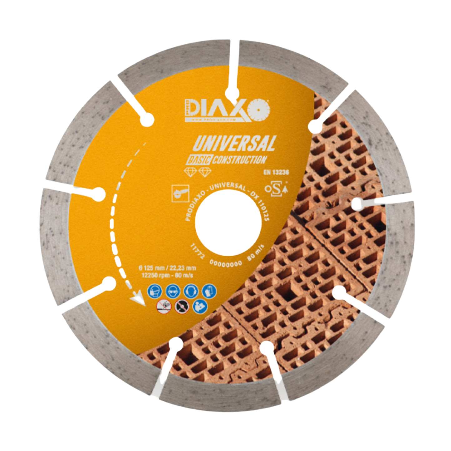 DIAXO | diamantzaagblad UNIVERSAL | Ø230 | asgat 22,23