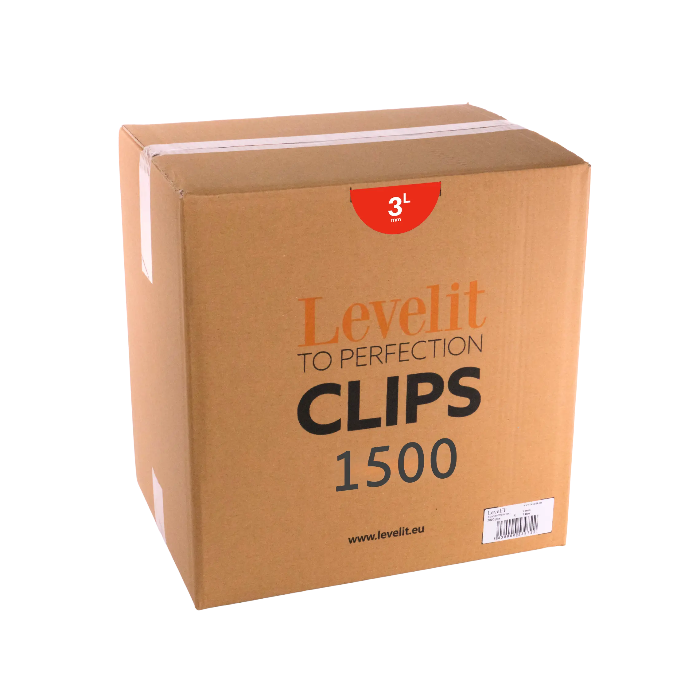 Levelit XL clips 3 mm (1500 stuks)