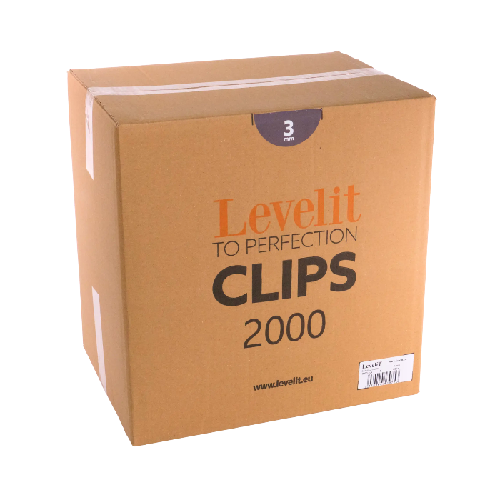 Levelit clips 3 mm (2000 stuks)