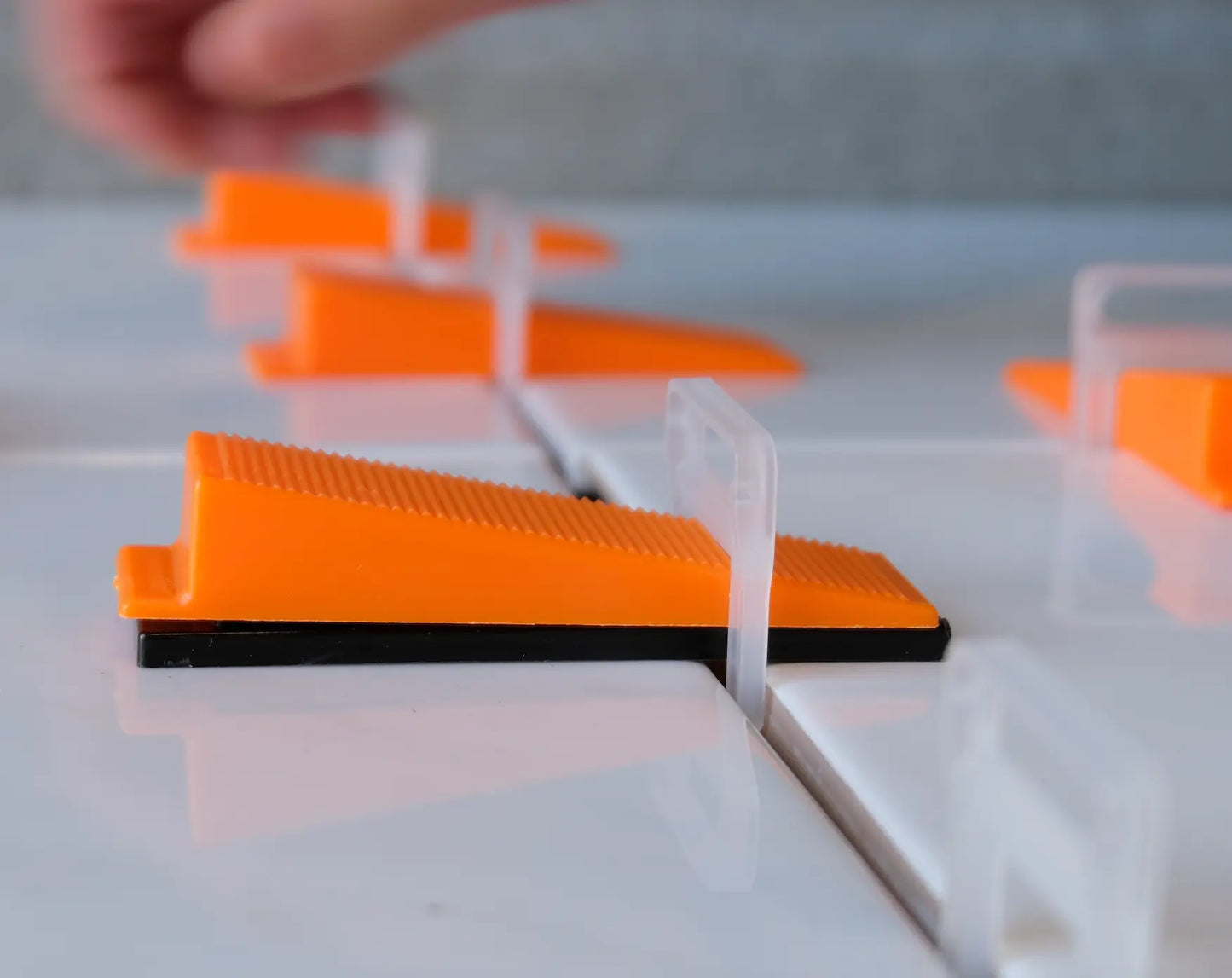 Sfeer foto van Levelit wedge separator onder spie.