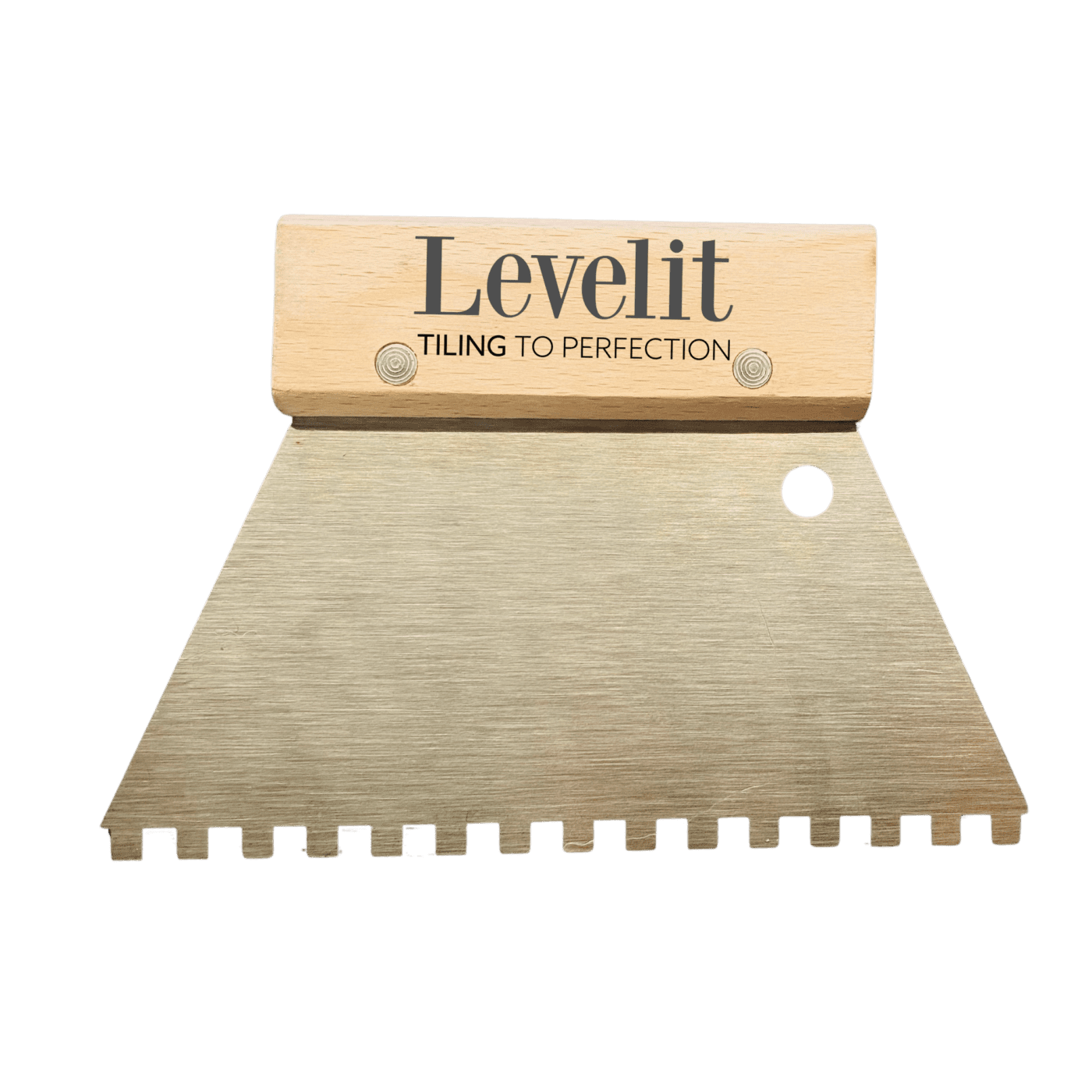 Levelit lijmkam 4 x 4 | Houten handgreep 18 cm