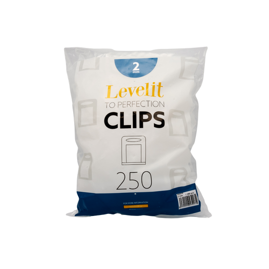 Levelit Levelling Clips - 2mm - 250 stuks