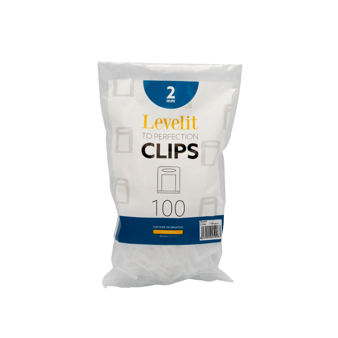 Levelit Clips | 2mm | 100 stuks