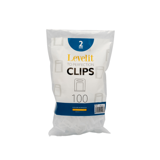 Levelit Levelling Clips - 2mm - 100 stuks
