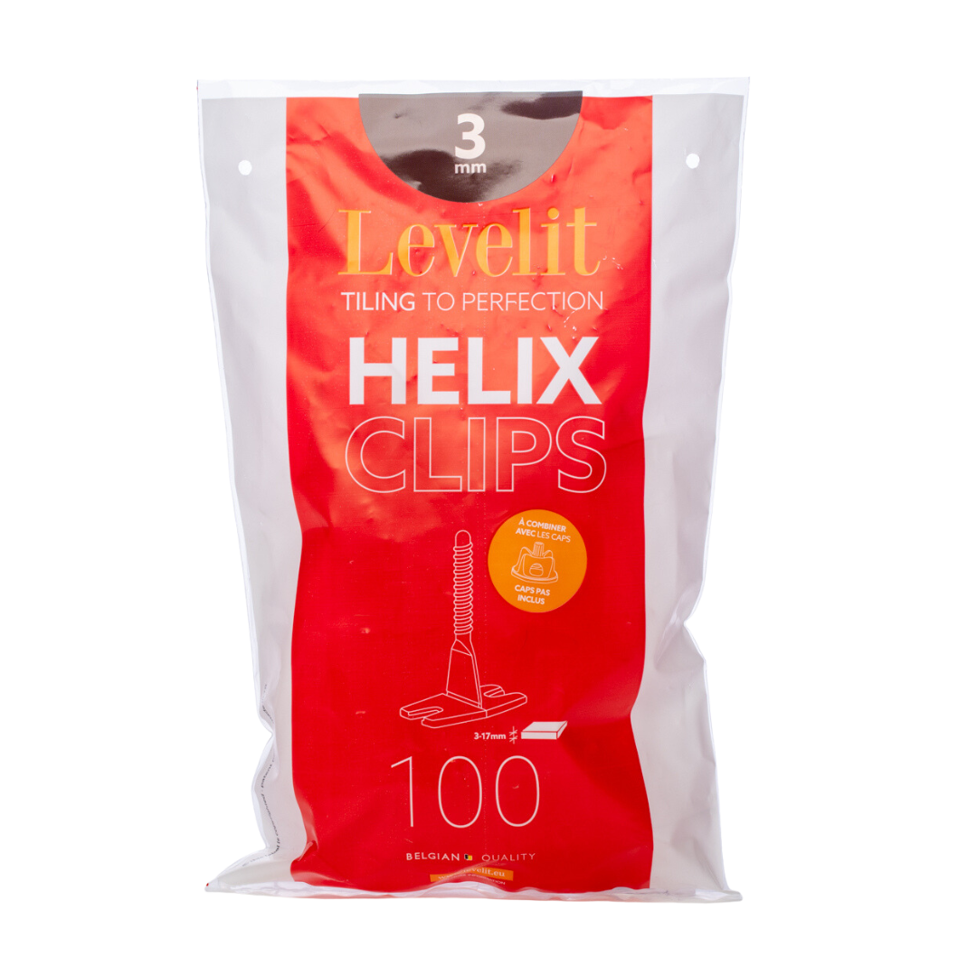 Helix Clips | 3mm | 100 stuks