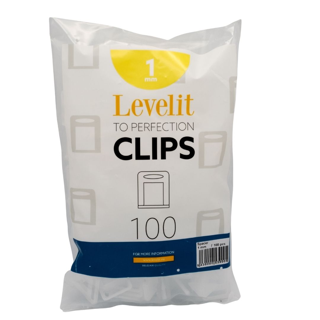 Levelit Clips | 1mm | 100 stuks