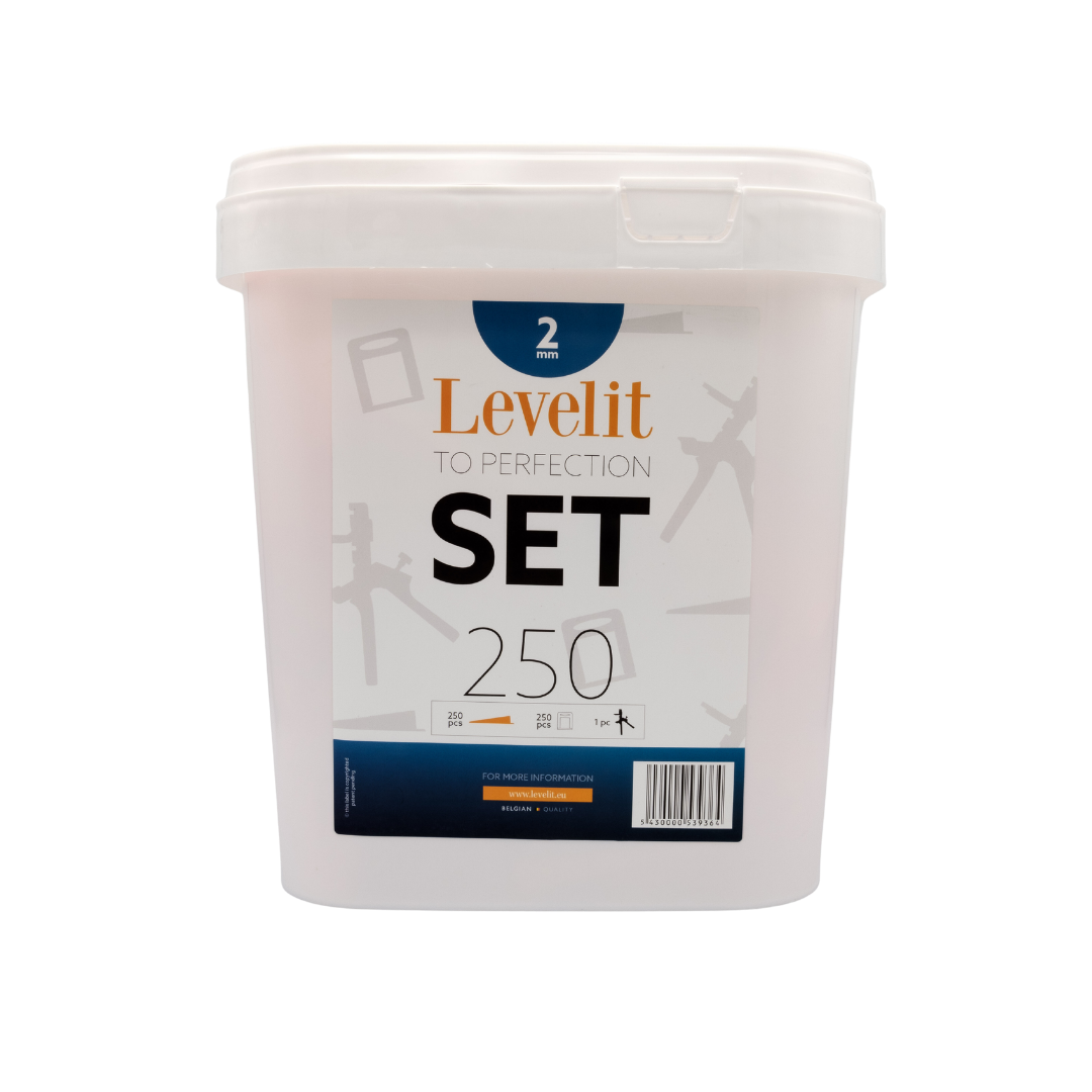 Levelit Set | 2mm | 250 stuks