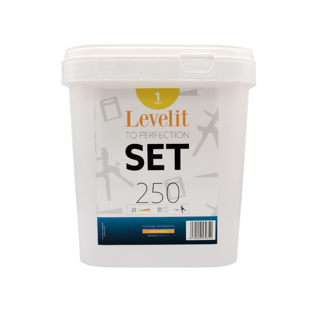 Levelit Set | 1mm | 250 stuks
