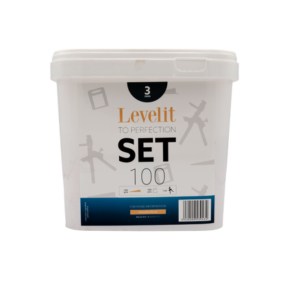 Levelit Set | 3mm | 100 stuks