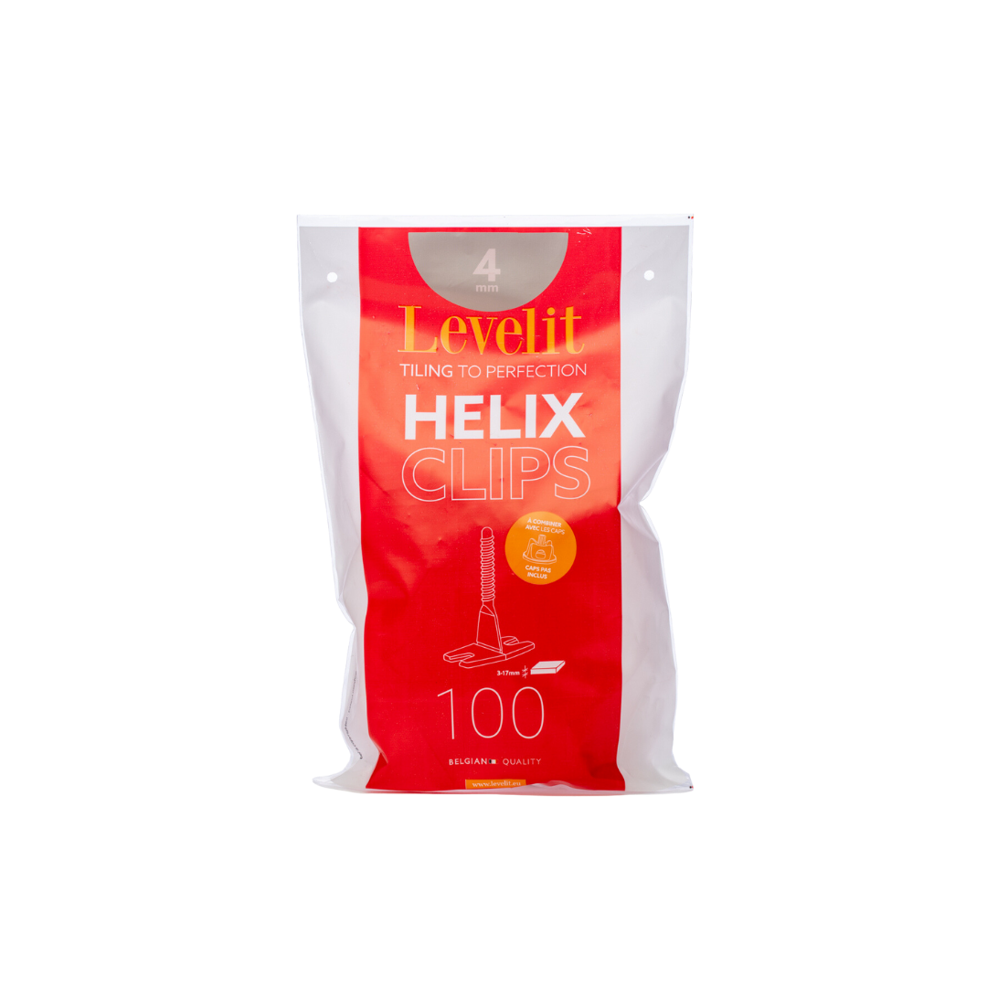 Helix Clips | 4 mm | 100 stuks