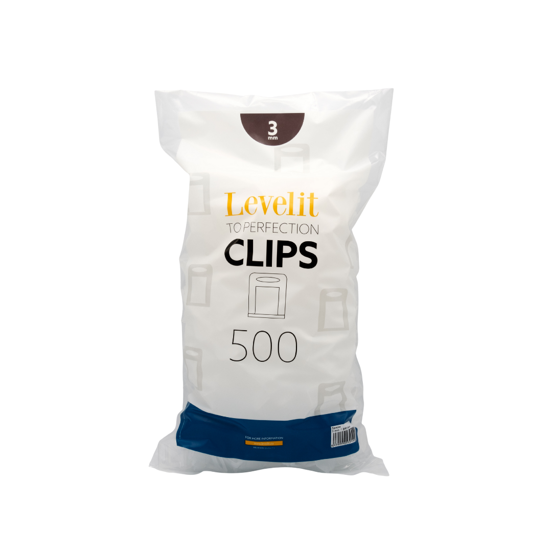 Levelit Clips | 3mm | 500 stuks