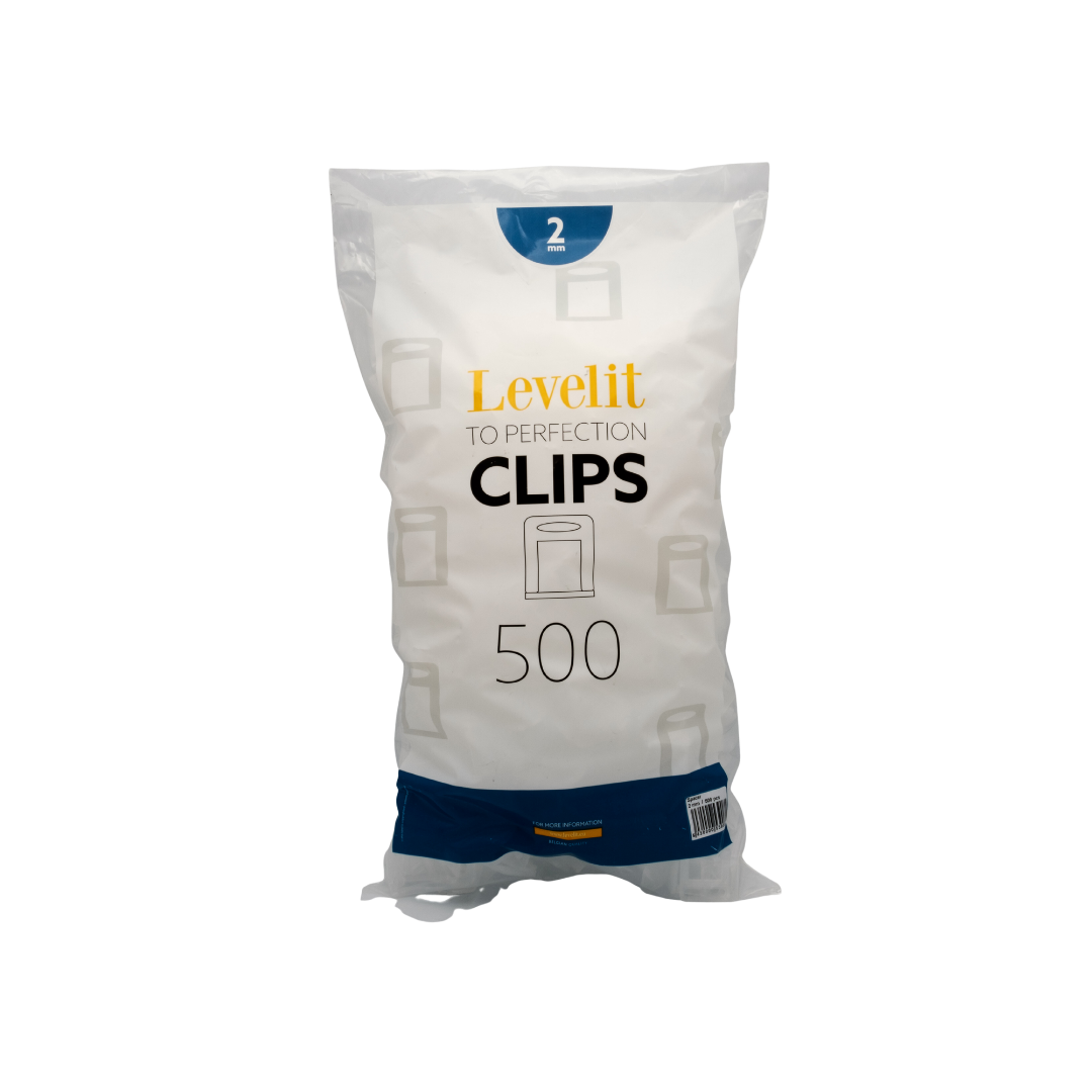 Levelit Clips | 2mm | 500 stuks