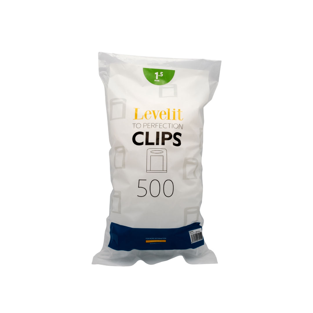 Levelit Clips | 1,5mm | 500 stuks