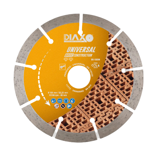 DIAXO diamantzaagblad UNIVERSAL Ø125 met asgat 22,23