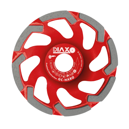 DIAXO | diamantslijpkop GC-HARD | Ø125 | asgat 22,23