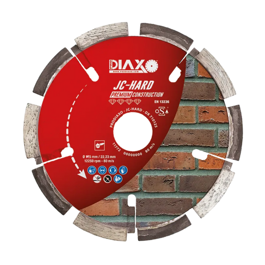DIAXO | diamantvoegenfrees JC-HARD | Ø115 | asgat 22,23