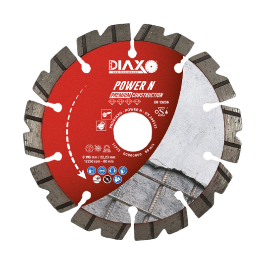 DIAXO | diamantzaagblad POWER N | Ø115 | asgat 22,23
