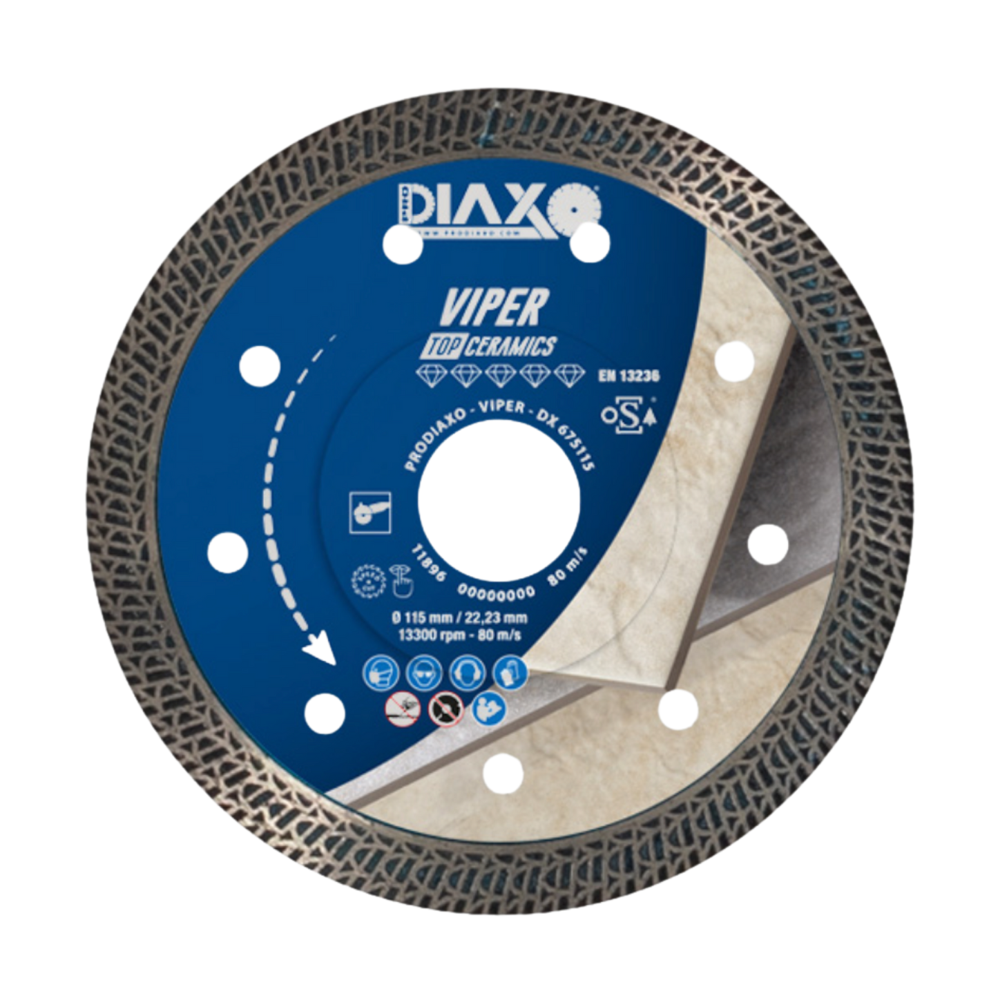 DIAXO | diamantzaagblad VIPER | Ø115 | asgat 22,23