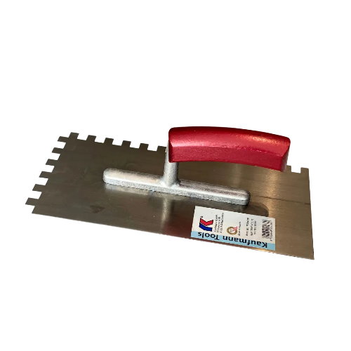 Kaufmann lijmkam 10 x 10  mm met houten handvat