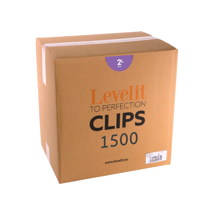 Levelit XL clips 2 mm (1500 stuks)
