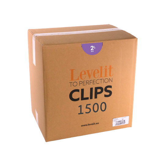 Levelit XL clips 2 mm (1500 stuks)