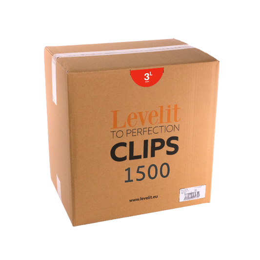 Levelit XL clips 3 mm (1500 stuks)