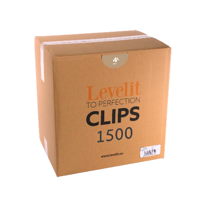 Levelit XL clips 4 mm (1500 stuks)