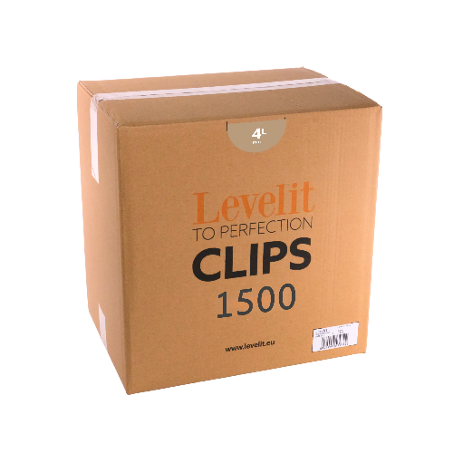 Levelit XL clips 4 mm (1500 stuks)