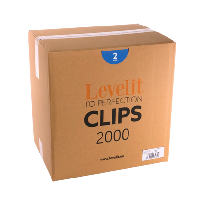 Levelit clips 2 mm (2000 stuks)