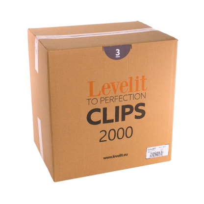 Levelit clips 3 mm (2000 stuks)