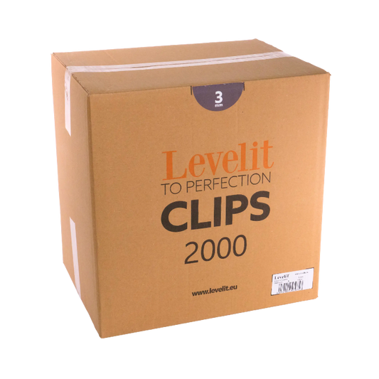 Levelit clips 3 mm (2000 stuks)