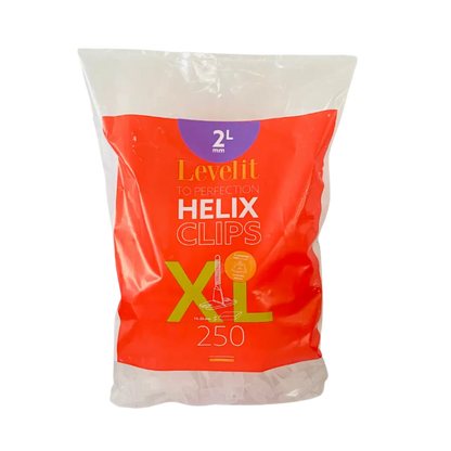Levelit Helix clips long 2 mm (250 stuks)