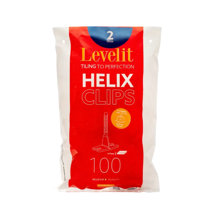 Levelit Helix tegelclips 2 mm (100 stuks)