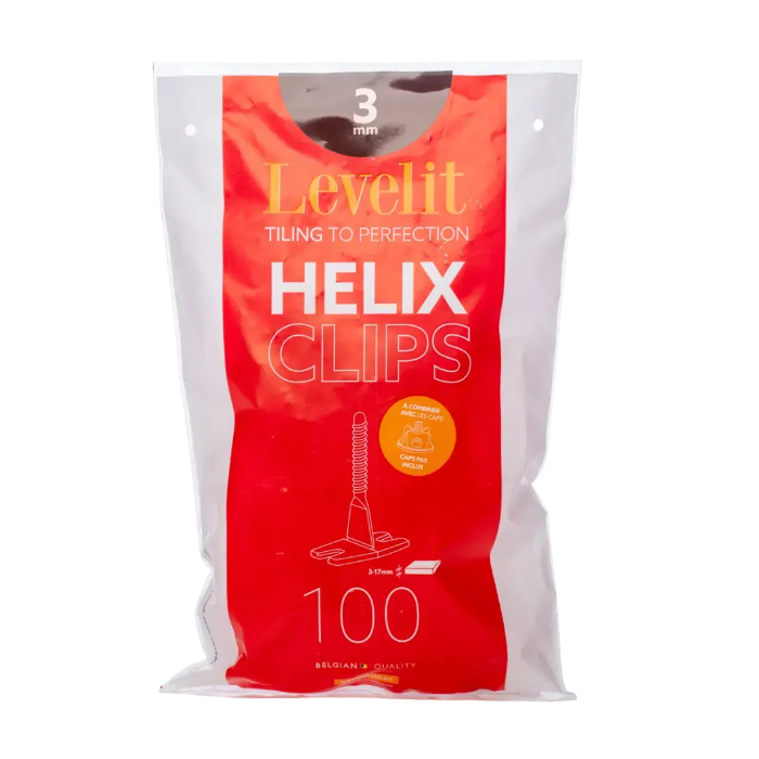 Levelit Helix tegelclips 3 mm (100 stuks)