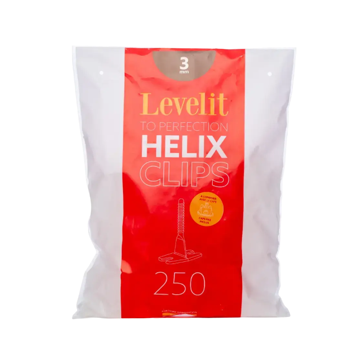 Levelit Helix tegelclips 3 mm (250 stuks)