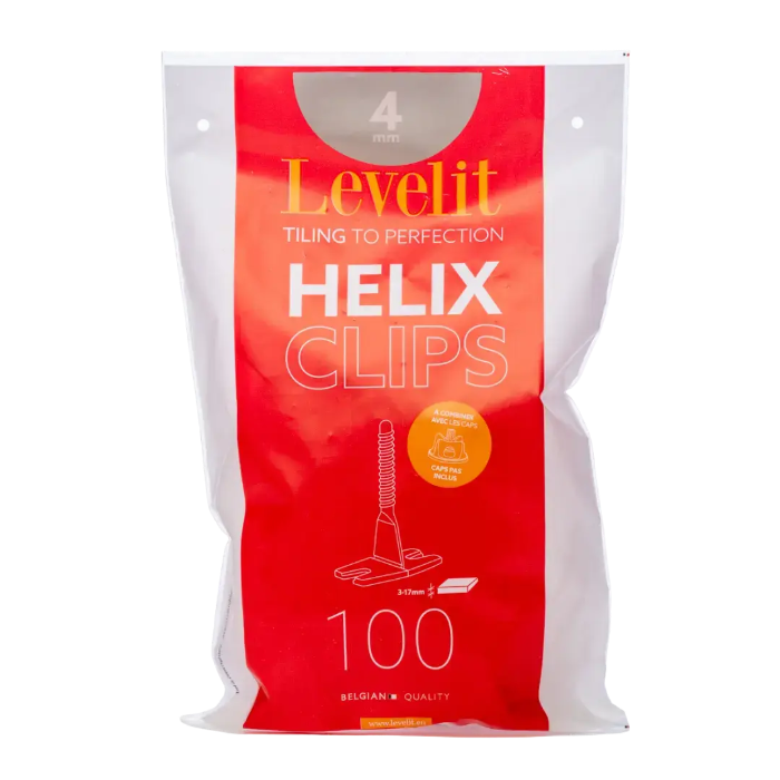 Levelit Helix tegelclips 4 mm (100 stuks)