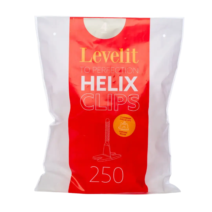 Levelit Helix tegelclips 4 mm (250 stuks)