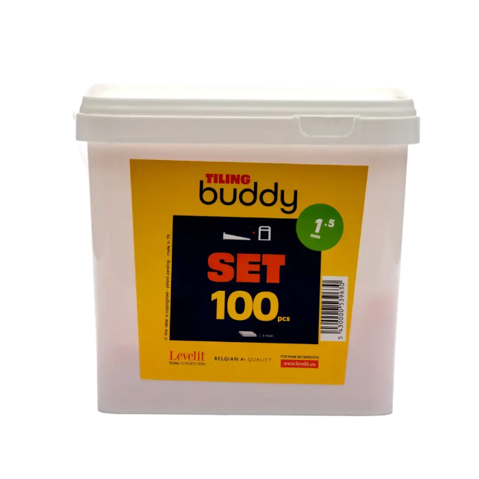 Levelit Tiling Buddy starterkit 1,5 mm (100 stuks)