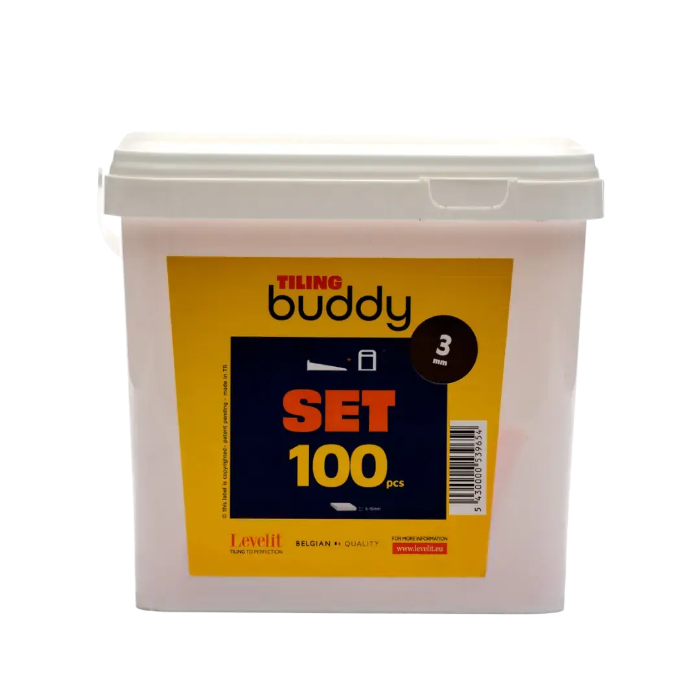Levelit Tiling Buddy starterkit 3 mm (100 stuks)