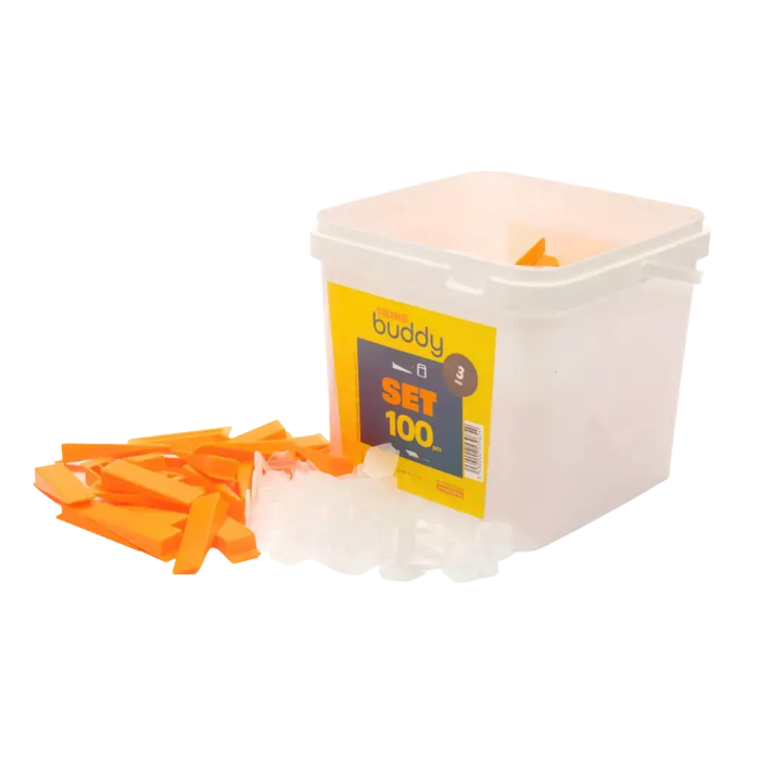 Levelit Tiling Buddy starterkit 3 mm (100 stuks) open