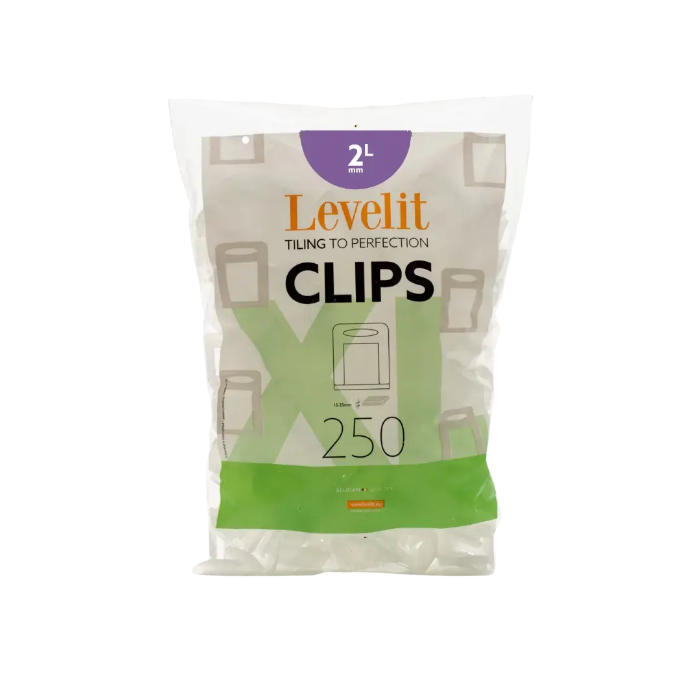 Levelit XL clips 2 mm (250 stuks)