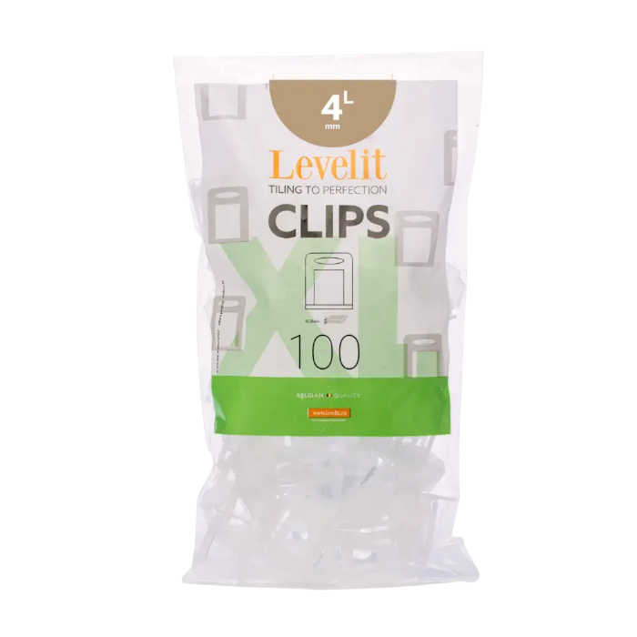 Levelit XL clips 4 mm (100 stuks)