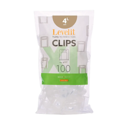 Levelit XL clips 4 mm (100 stuks)
