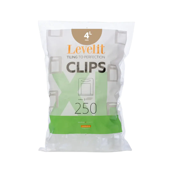 Levelit XL clips 4 mm (250 stuks)