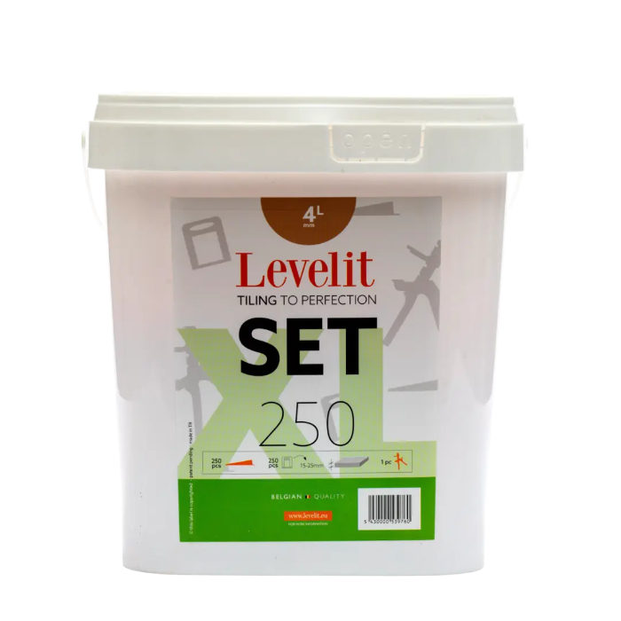 Levelit XL starterkit 4 mm (250 stuks)