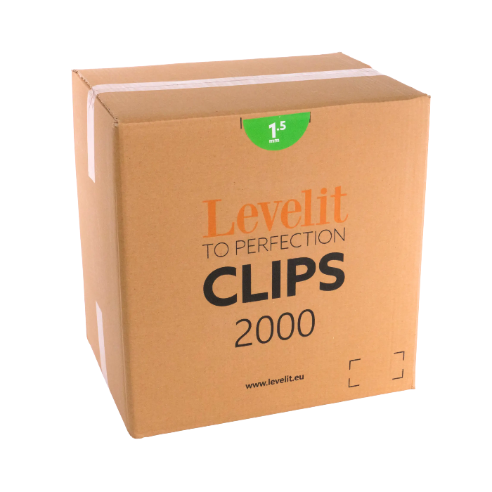 Levelit clips 1,5 mm (2000 stuks)